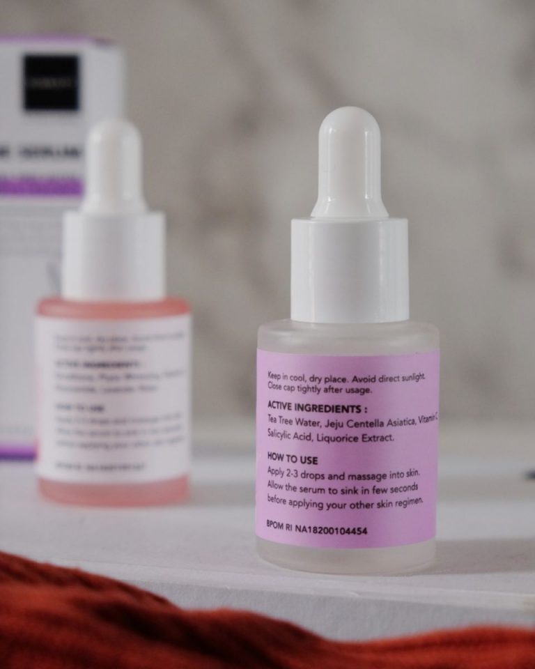 Review Scarlett Whitening Acne Serum Jilbabbackpacker