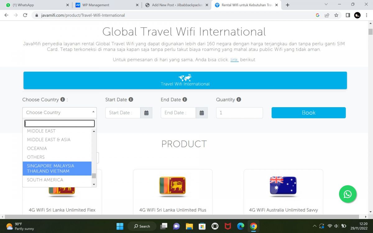 Pengalaman Menggunakan Java Mifi di Singapura, Malaysia, dan Vietnam ...